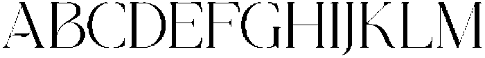 Miralova Medium otf (500) Font UPPERCASE