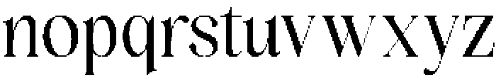 Miralova SemiBold otf (600) Font LOWERCASE