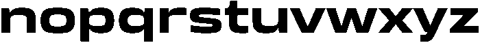 Mirano Extended Bold ttf (700) Font LOWERCASE