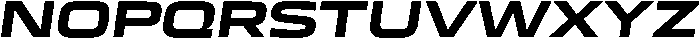 Mirano Extended BoldItalic ttf (700) Font UPPERCASE