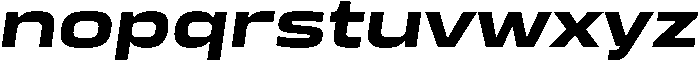 Mirano Extended BoldItalic ttf (700) Font LOWERCASE