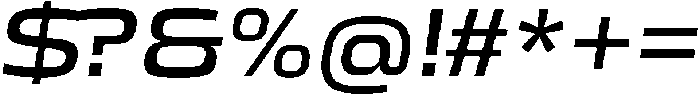 Mirano Extended MediumItalic ttf (500) Font OTHER CHARS