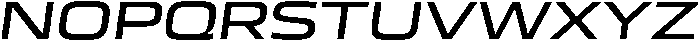 Mirano Extended MediumItalic ttf (500) Font UPPERCASE