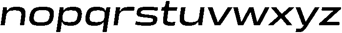 Mirano Extended MediumItalic ttf (500) Font LOWERCASE
