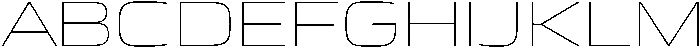 Mirano Extended Var ttf (400) Font UPPERCASE