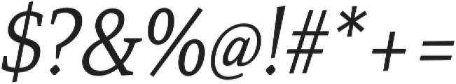 Mirantz Cond Light Italic otf (300) Font OTHER CHARS