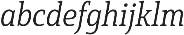 Mirantz Cond Light Italic otf (300) Font LOWERCASE