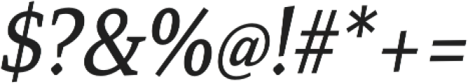 Mirantz Cond Regular Italic otf (400) Font OTHER CHARS
