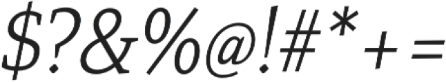 Mirantz Cond Thin Italic otf (100) Font OTHER CHARS