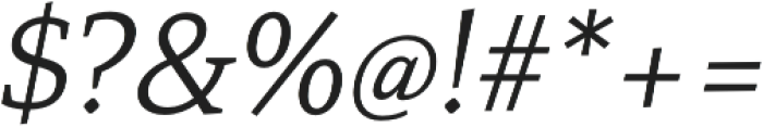 Mirantz Ext Light Italic otf (300) Font OTHER CHARS