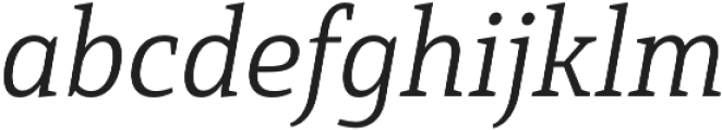 Mirantz Norm Light Italic otf (300) Font LOWERCASE