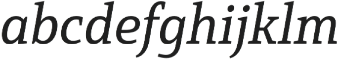 Mirantz Norm Regular Italic otf (400) Font LOWERCASE