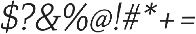 Mirantz Norm Thin Italic otf (100) Font OTHER CHARS