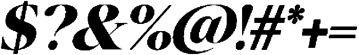 Mirebalais Extra Bold Italic otf (700) Font OTHER CHARS