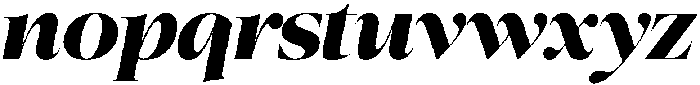 Mirebalais Extra Bold Italic otf (700) Font LOWERCASE