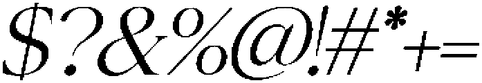 Mirebalais Extra Light Italic otf (200) Font OTHER CHARS