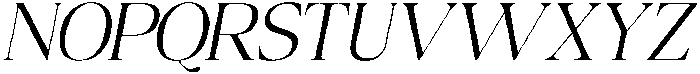 Mirebalais Extra Light Italic otf (200) Font UPPERCASE