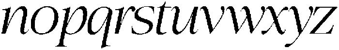 Mirebalais Extra Light Italic otf (200) Font LOWERCASE