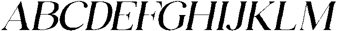 Mirebalais Italic otf (400) Font UPPERCASE