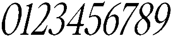Mirety Condensed Italic otf (400) Font OTHER CHARS