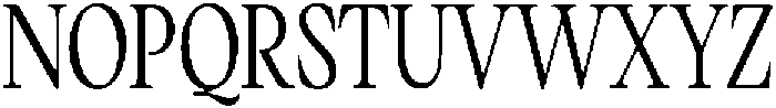 Mirety Condensed otf (400) Font UPPERCASE