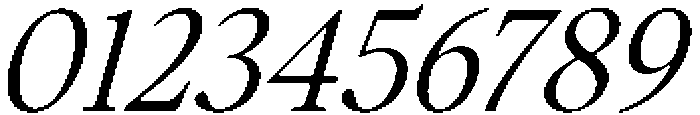 Mirety Italic otf (400) Font OTHER CHARS