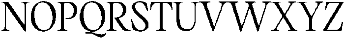 Mirety Regular otf (400) Font UPPERCASE