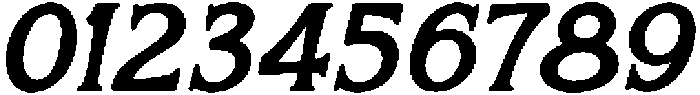 Mirhane Bold Slant otf (700) Font OTHER CHARS