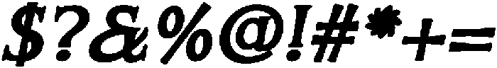 Mirhane Bold Slant otf (700) Font OTHER CHARS