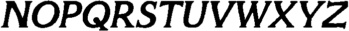 Mirhane Bold Slant otf (700) Font UPPERCASE