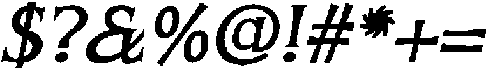 Mirhane Slant otf (400) Font OTHER CHARS