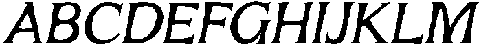 Mirhane Slant otf (400) Font UPPERCASE