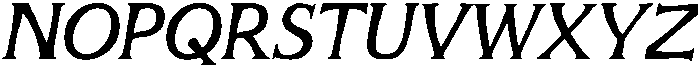 Mirhane Slant otf (400) Font UPPERCASE