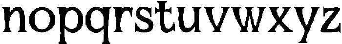 Mirhane otf (400) Font LOWERCASE