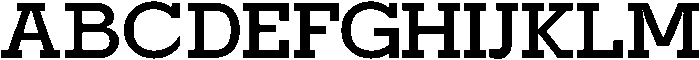 Mirk Slab Black otf (900) Font UPPERCASE