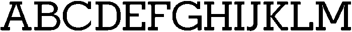 Mirk Slab Bold otf (700) Font UPPERCASE