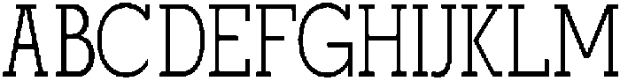 Mirk Slab Condensed otf (400) Font UPPERCASE
