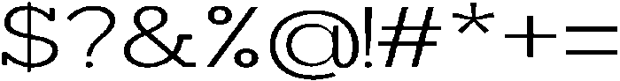 Mirk Slab Expanded otf (400) Font OTHER CHARS