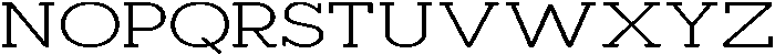 Mirk Slab Expanded otf (400) Font UPPERCASE