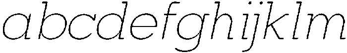 Mirk Slab Extra Light Italic otf (200) FONT