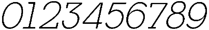 Mirk Slab Light Italic otf (300) Font OTHER CHARS
