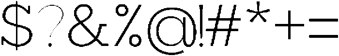 Mirk Slab Light otf (300) Font OTHER CHARS