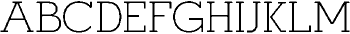 Mirk Slab Light otf (300) Font UPPERCASE