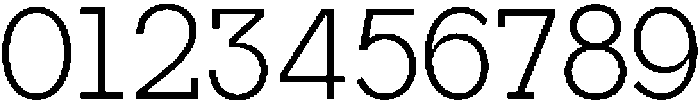 Mirk Slab Regular otf (400) Font OTHER CHARS