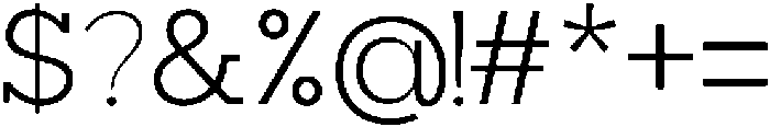 Mirk Slab Regular otf (400) Font OTHER CHARS