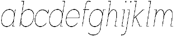 Mirk Slab Thin Condensed Italic otf (100) FONT