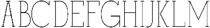 Mirk Slab Thin Condensed otf (100) Font UPPERCASE