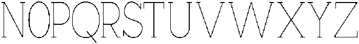 Mirk Slab Thin Condensed otf (100) Font UPPERCASE