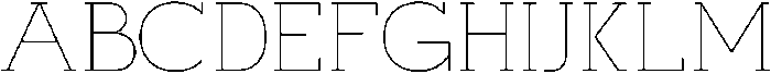 Mirk Slab Thin otf (100) Font UPPERCASE