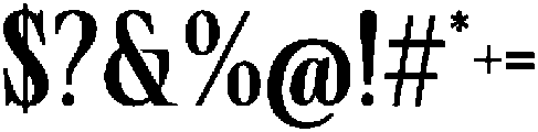 Miroje Black otf (900) Font OTHER CHARS